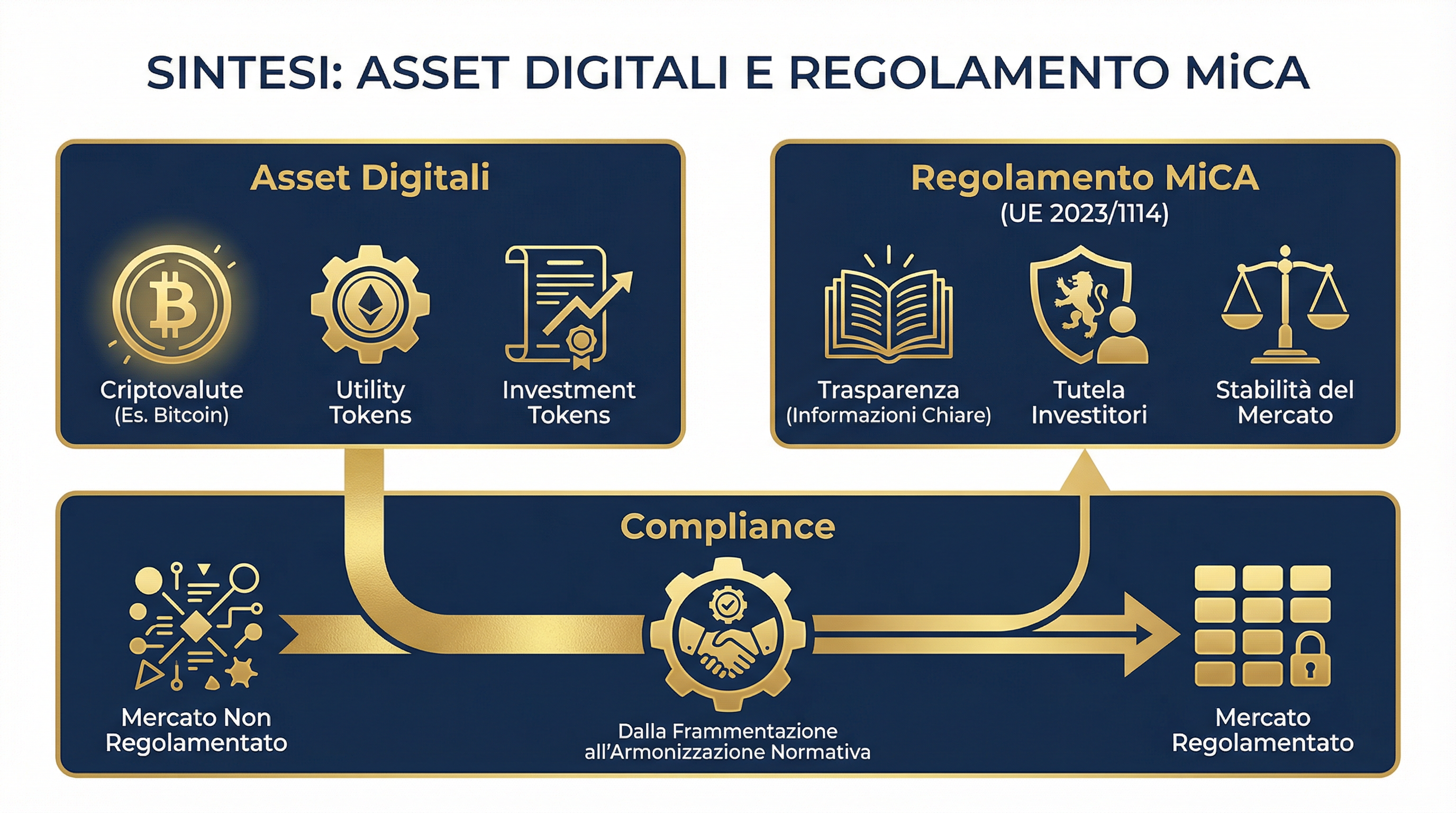 Infografica Criptovalute e Asset Digitali